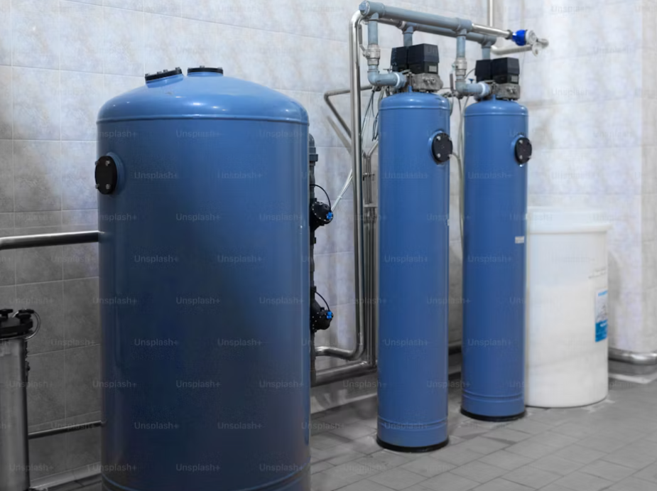 Water heater and water treatment tanks for hard water in Temecula, CA